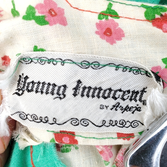 Vintage 60s 70s Young Innocent Arpeja Caftan Dress - Picture 8 of 15